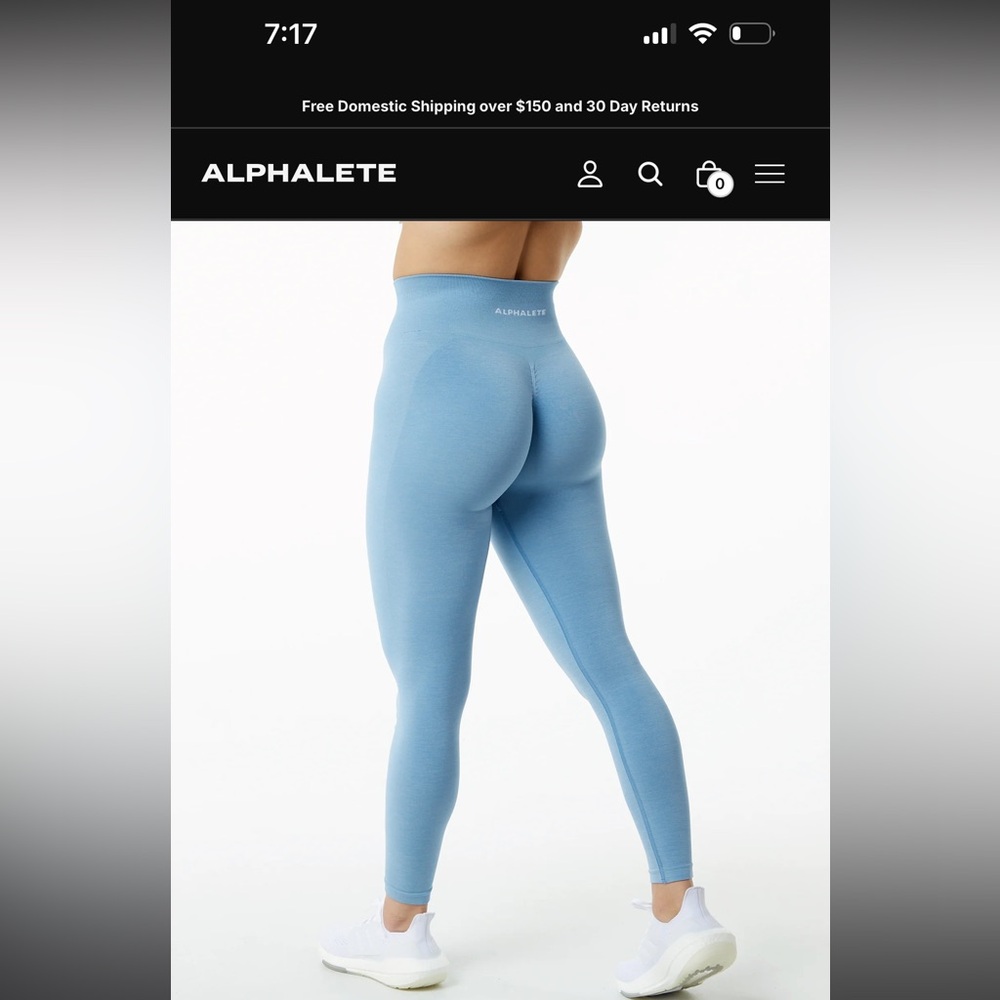 ALPHALETE (small) light blue